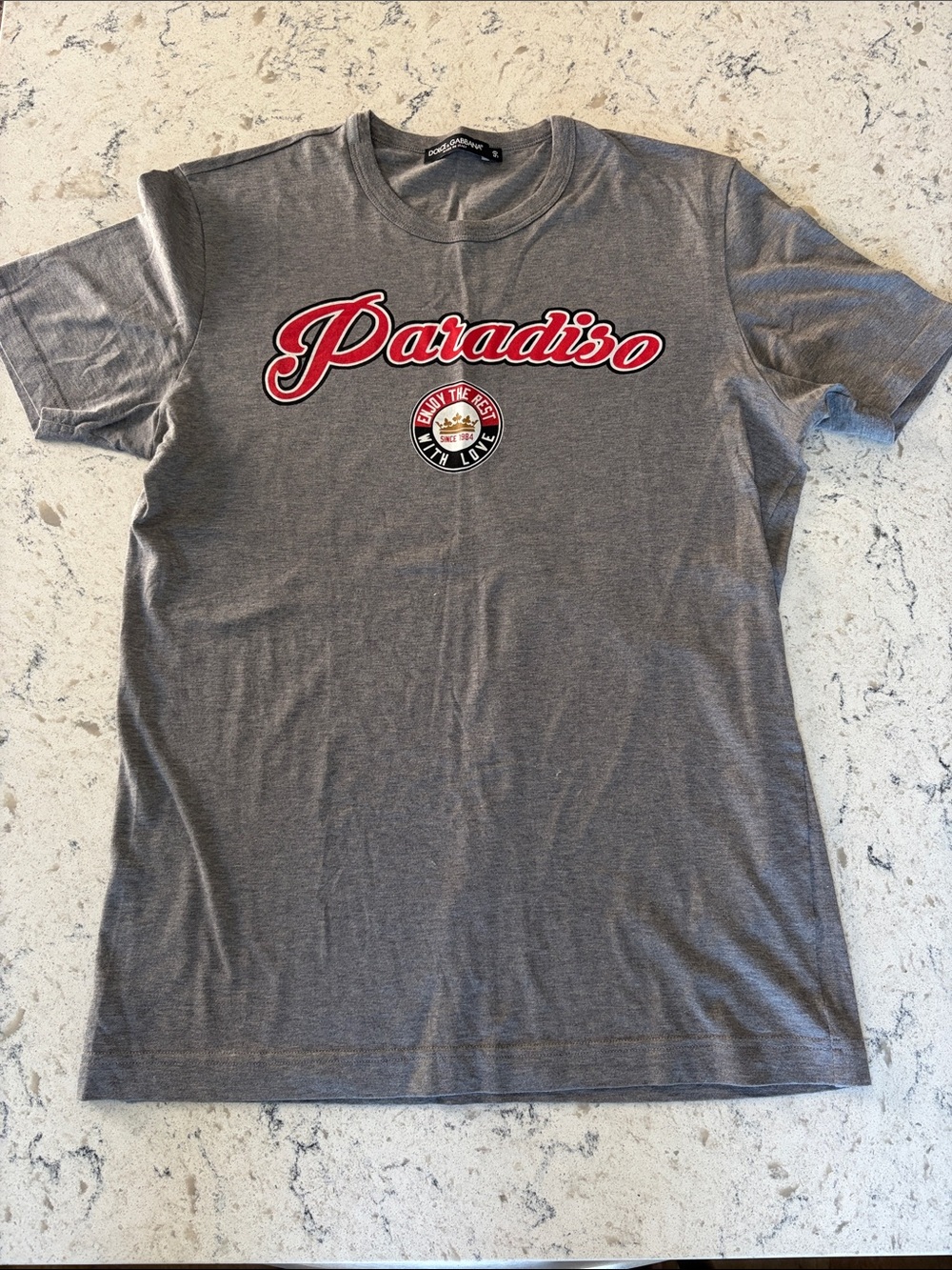 Dolce & Gabbana Gray Paradiso Tee